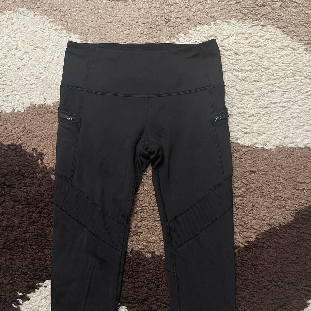 Lululemon Keep The Fleece Tight Sz 6 *28" In Black - Picture 5 of 8